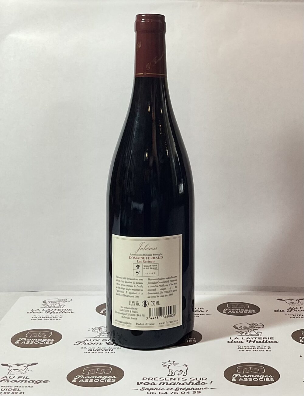 bouteille de vin rouge Domaine Ferraud Juliénas 2019