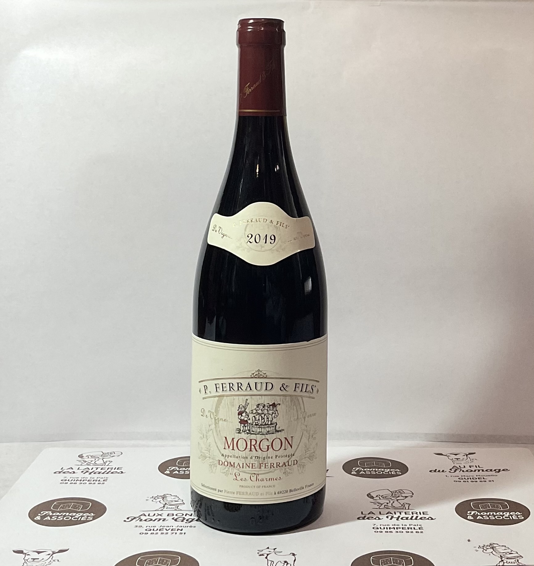 bouteille de vin rouge Domaine Ferraud Morgon 2019