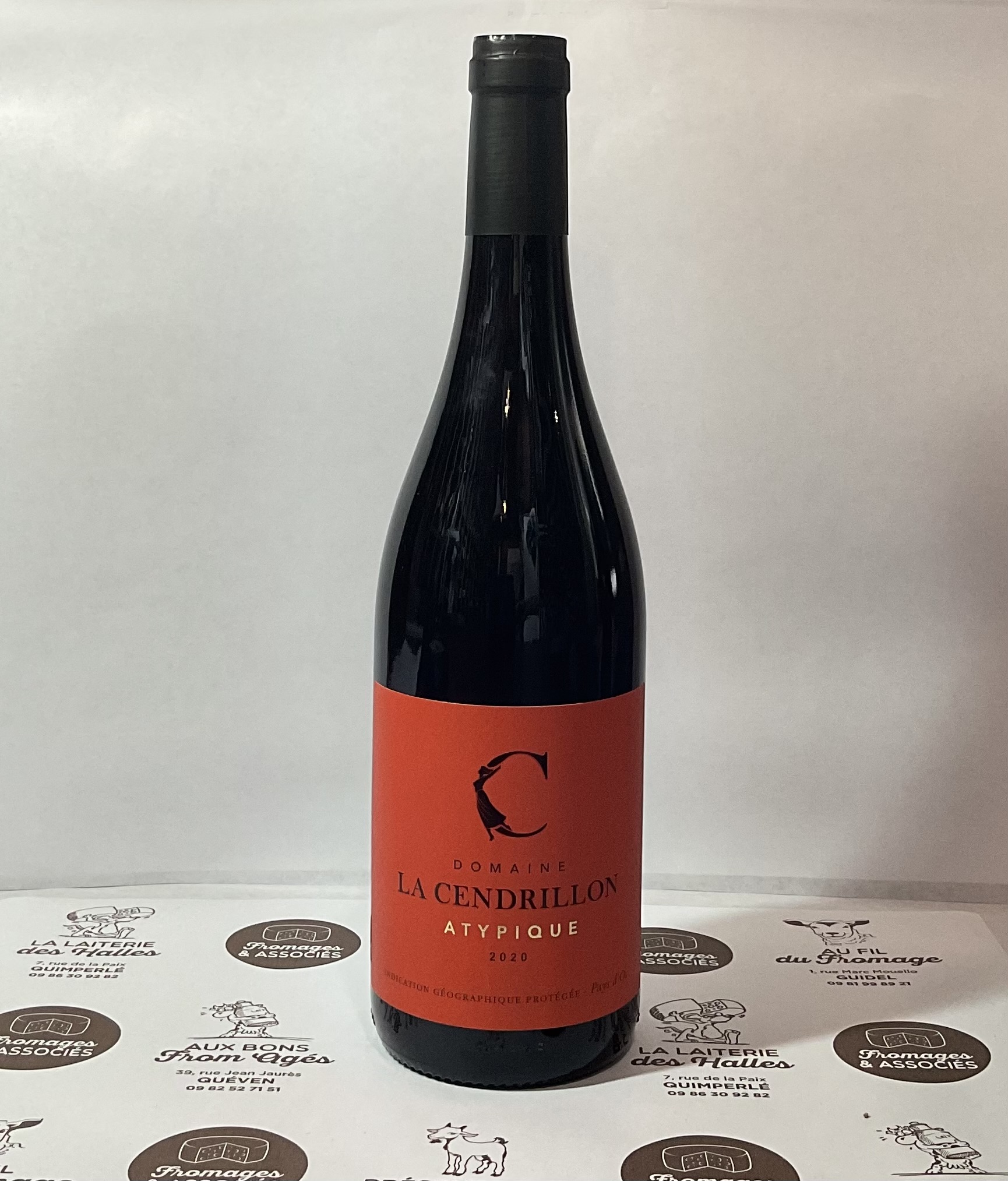 bouteille de vin rouge La Cendrillon Atypique 2020