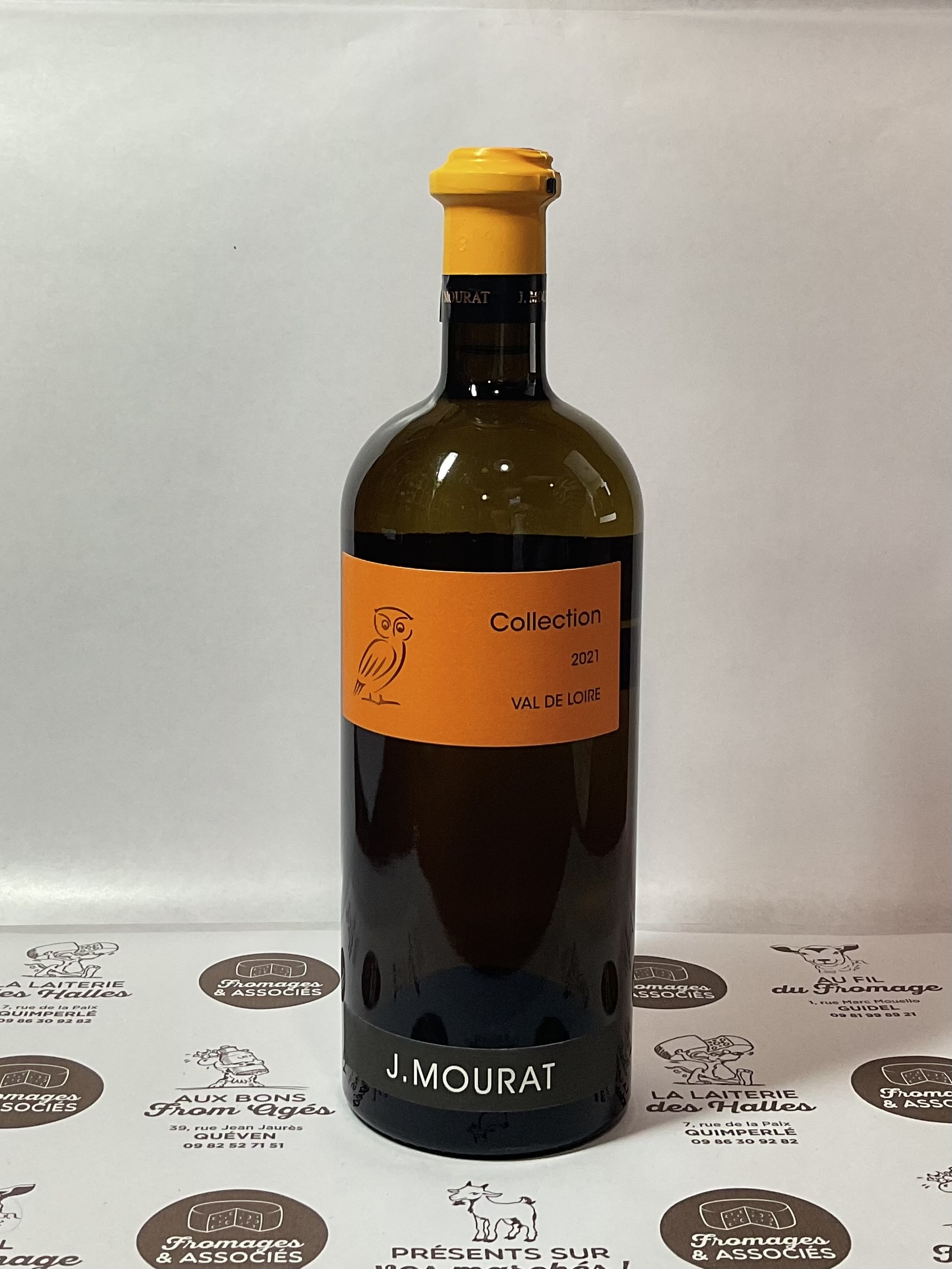 bouteil de vin blanc Collection J.Mourat 2021