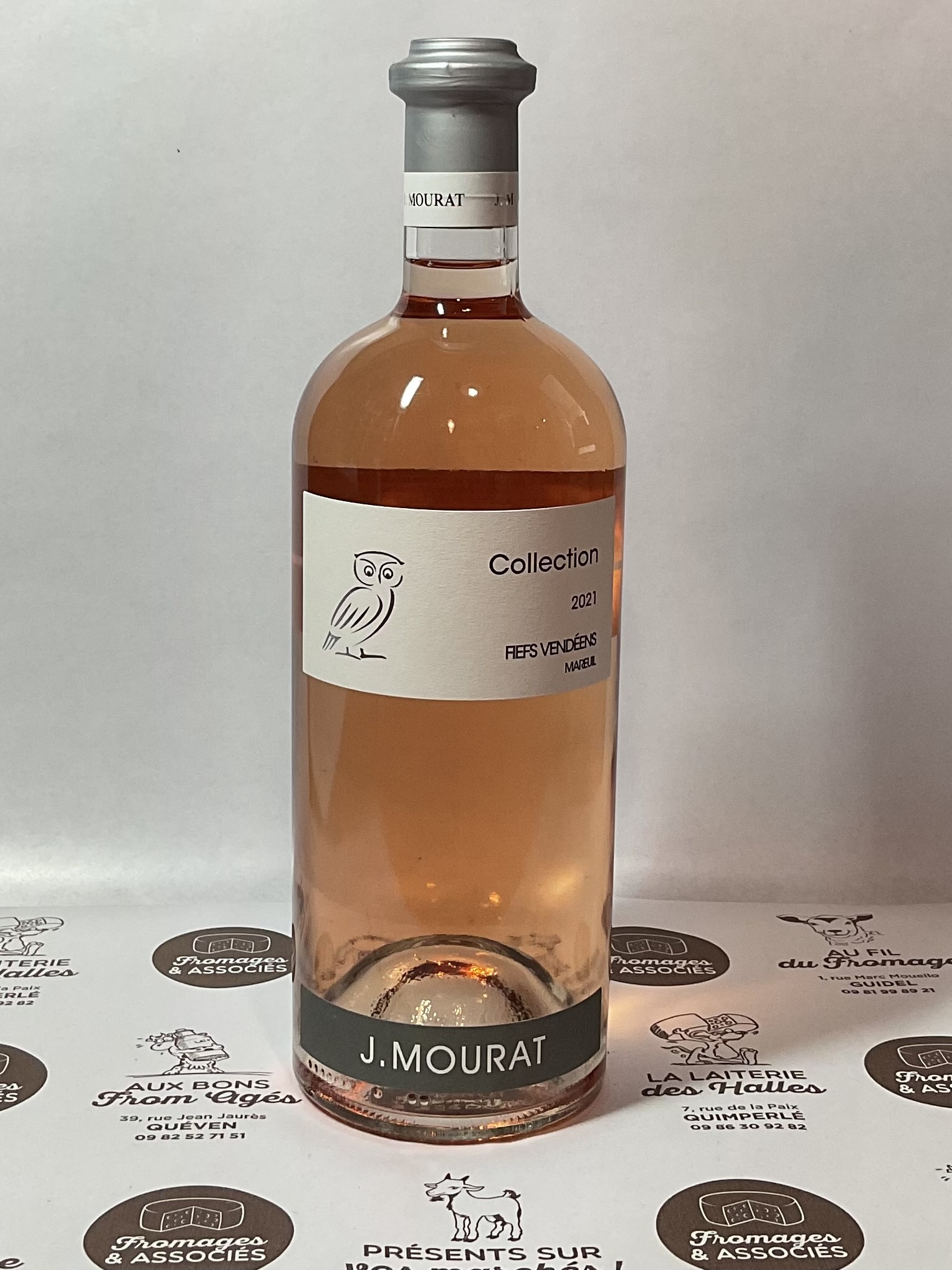 bouteil de vin rosé Collection J.Mourat 2021