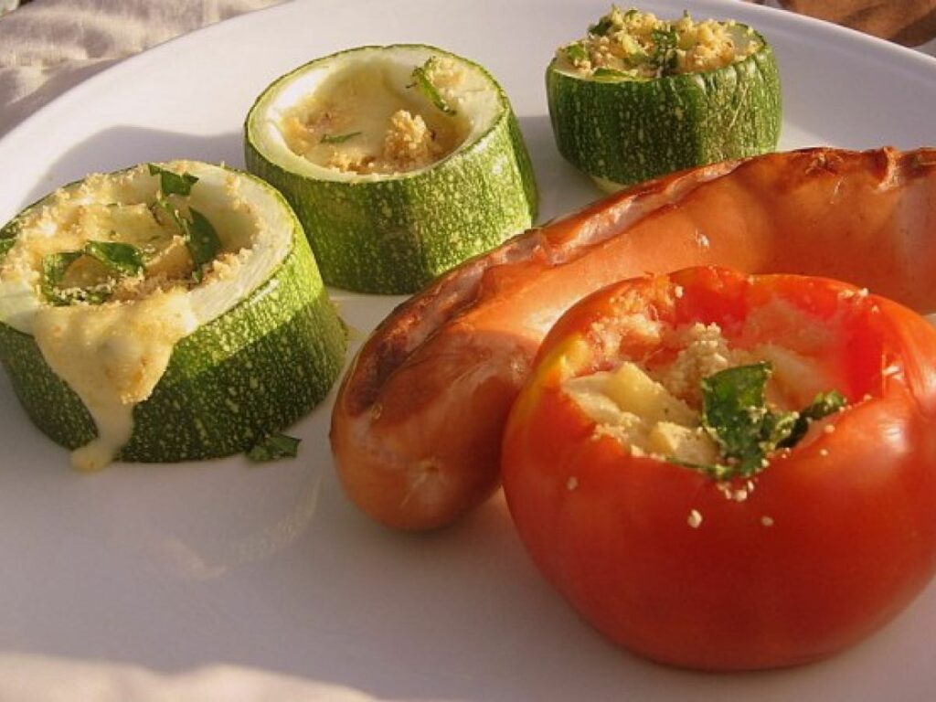Légumes farcis au St Nectaire